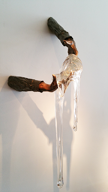Miles Van Rensselaer Glass and bronze art at Habatat Galleries