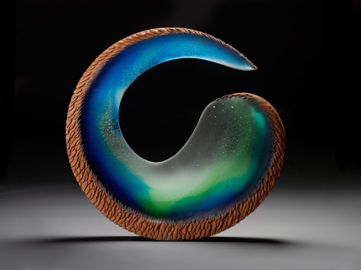 Alex Bernstein glass art available at Habatat Galleries