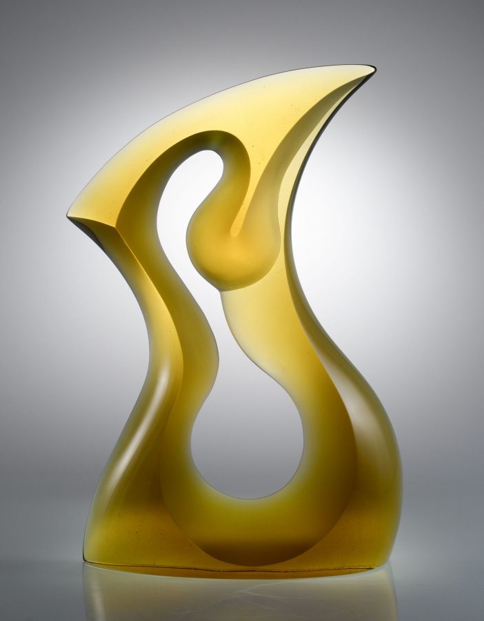 Latchezar Boyadjiev cast glass sculpture