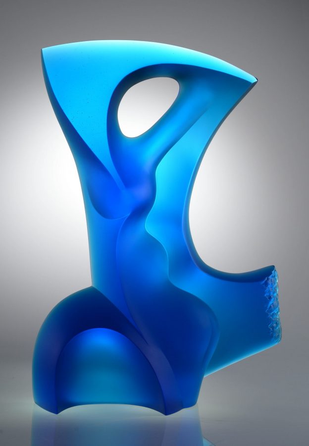 Latchezar Boyadjiev cast glass sculpture