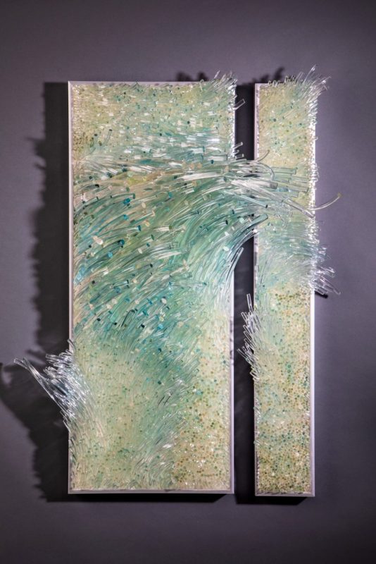 Shayna Leib Glass art at Habatat Galleries