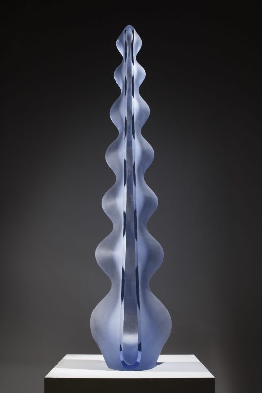 Cast glass sculpture by Vladimira Klumpar