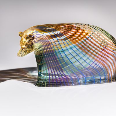 Daniel Friday glass art at Habatat Galleries