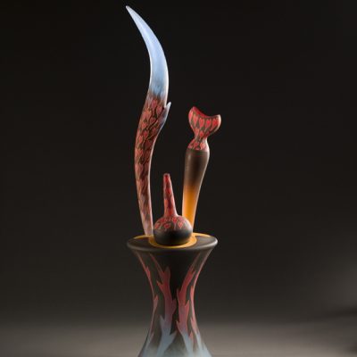 Jose Chardiet glass sculpture at Habatat Galleries