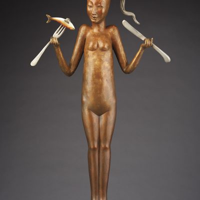 Patti Warashina bronze art at Habatat Galleries Florida