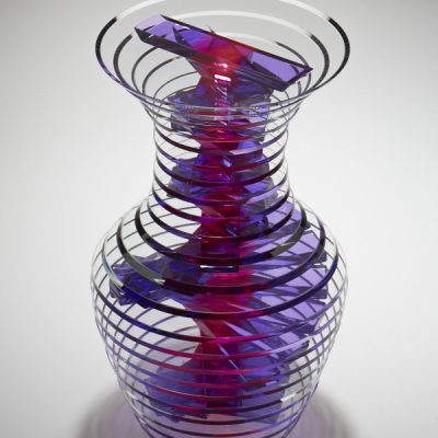 Sidney Hutter glass art available at Habatat Galleries