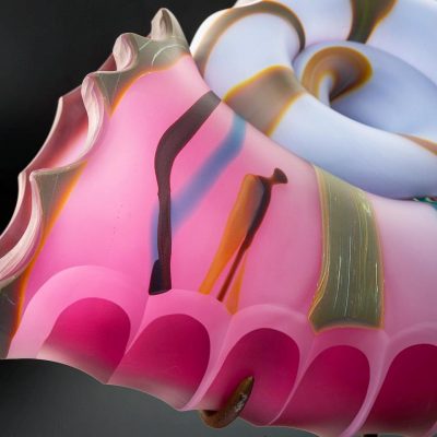 Kelly O'Dell glass art at Habatat Galleries