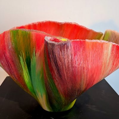 Glass sculpture by Toots Zynsky at Habatat Galleries