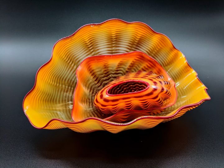 Dale Chihuly glass art available at Habatat Galleries