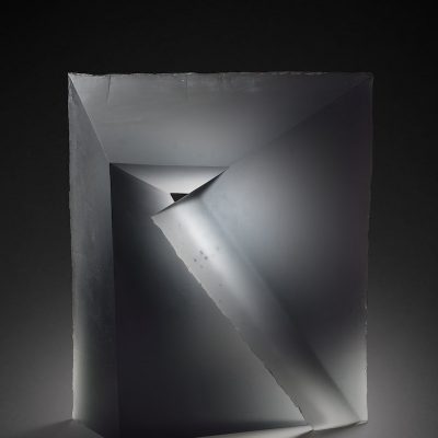 Libensky Bychtova cast glass sculpture