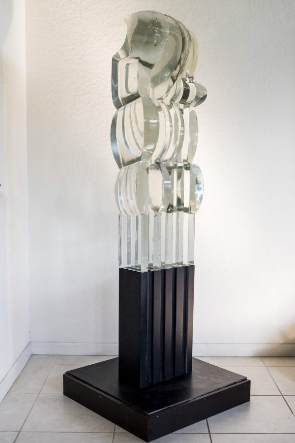 Stanislav/Jaroslava Libensky/Brychtova glass sculpture