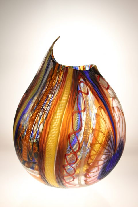 Luca Vidal Murano glass available at Habatat Galleries, FL