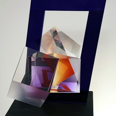Czech glass sculpture by Michael Pavlik