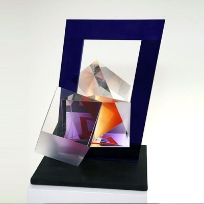 Czech glass art by Michael Pavlik at Habatat Galleries Florida