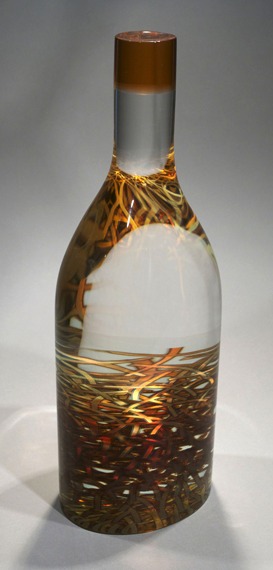 Tomas Hlavicka glass sculpture available at Habatat Galleries