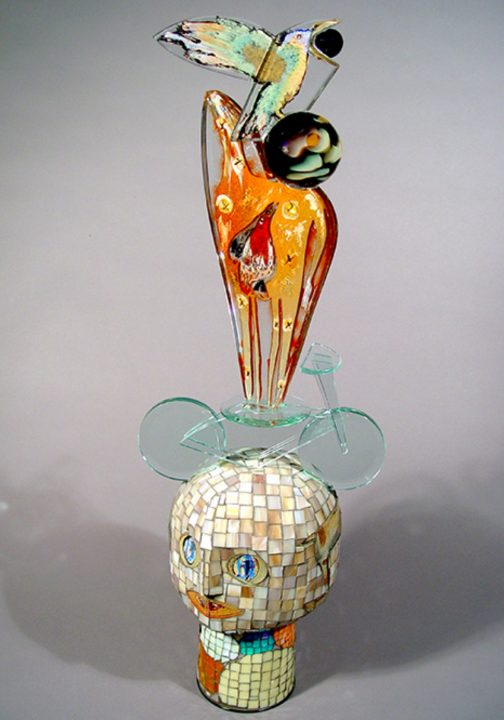 Robert Palusky glass and ceramic art at Habatat Galleries Florida