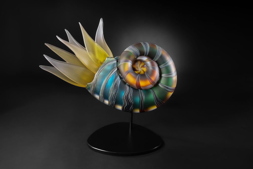 Kelly O'Dell glass sculpture