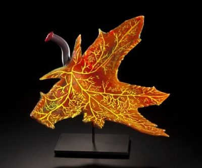 Randy Walker glass art available at Habatat Galleries, FL