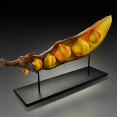 Randy Walker glass art available at Habatat Galleries, FL