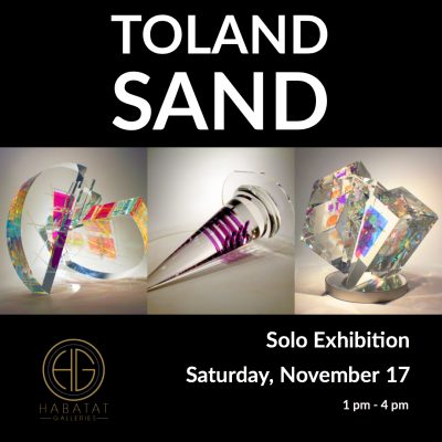 Toland Sand Glass Art at Habatat Galleries