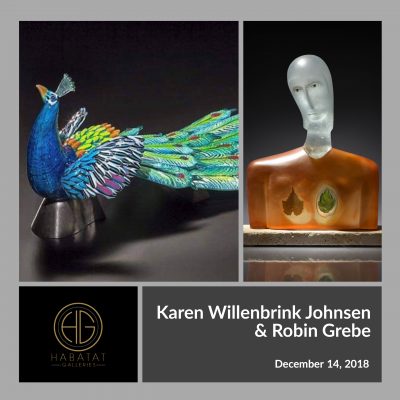 Karen Willendrink johnsen & Robin Grebe glass art