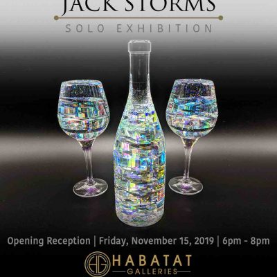 Solo Exhibiton with Jack Storms glass artist
