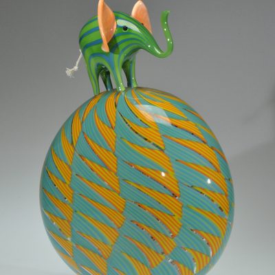 Claire Kelly glass sculpture