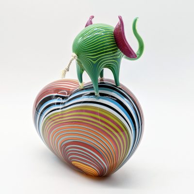 Claire Kelly glass sculpture
