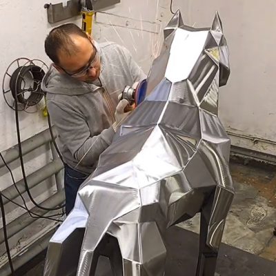 Andrei Kazantsev metal sculpture artist