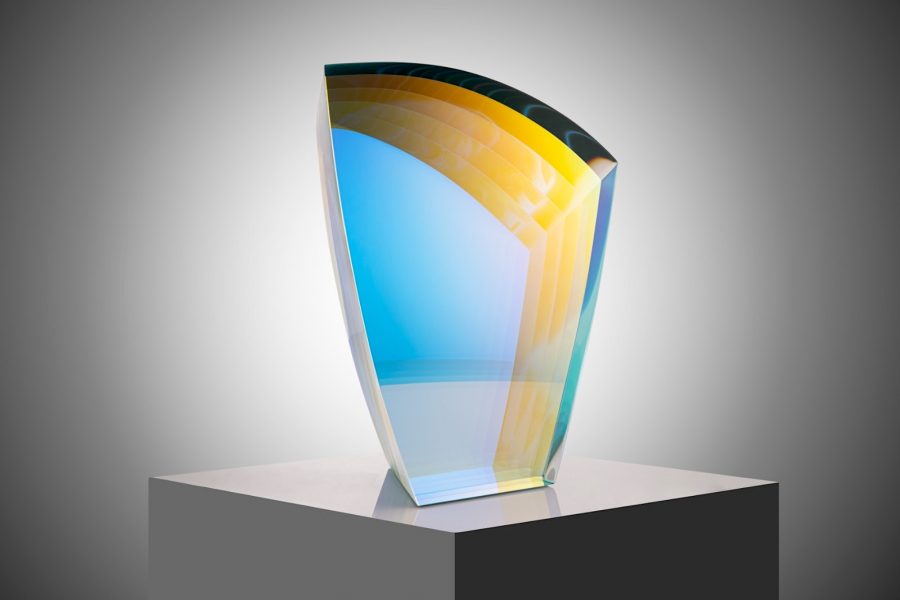 Jaroslav Prosek glass sculpture