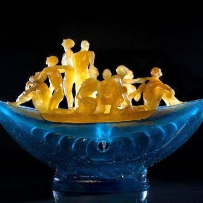 cast glass sculpture by Stephen Pon