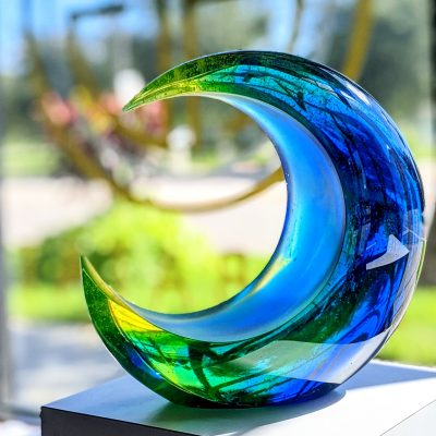 Ela Smrcek glass sculpture at Habatat Galleries