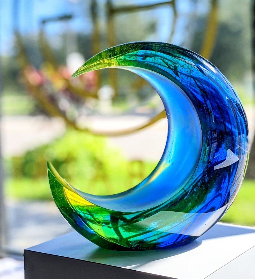 Ela Smrcek glass sculpture at Habatat Galleries