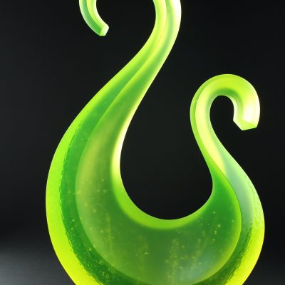 Chad Holliday glass sculpture