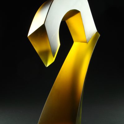 cast glass sculpture by Chad Holliday
