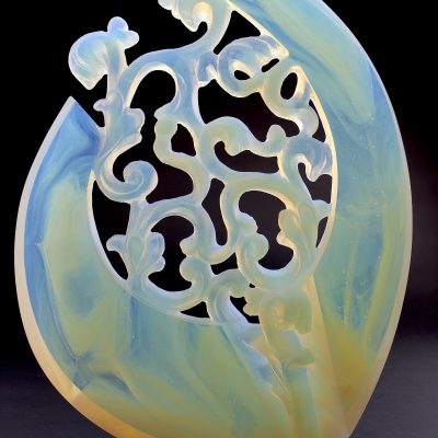 Cast Glass sculpture by Chad Holliday