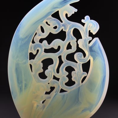 Chad Holliday cast glass sculpture