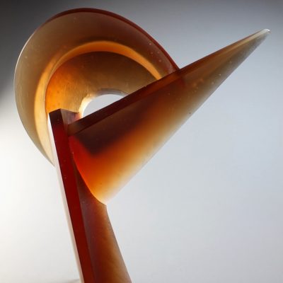 Chad Holliday cast glass sculpture