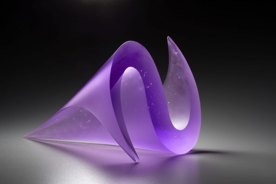 IRDS glass sculpture