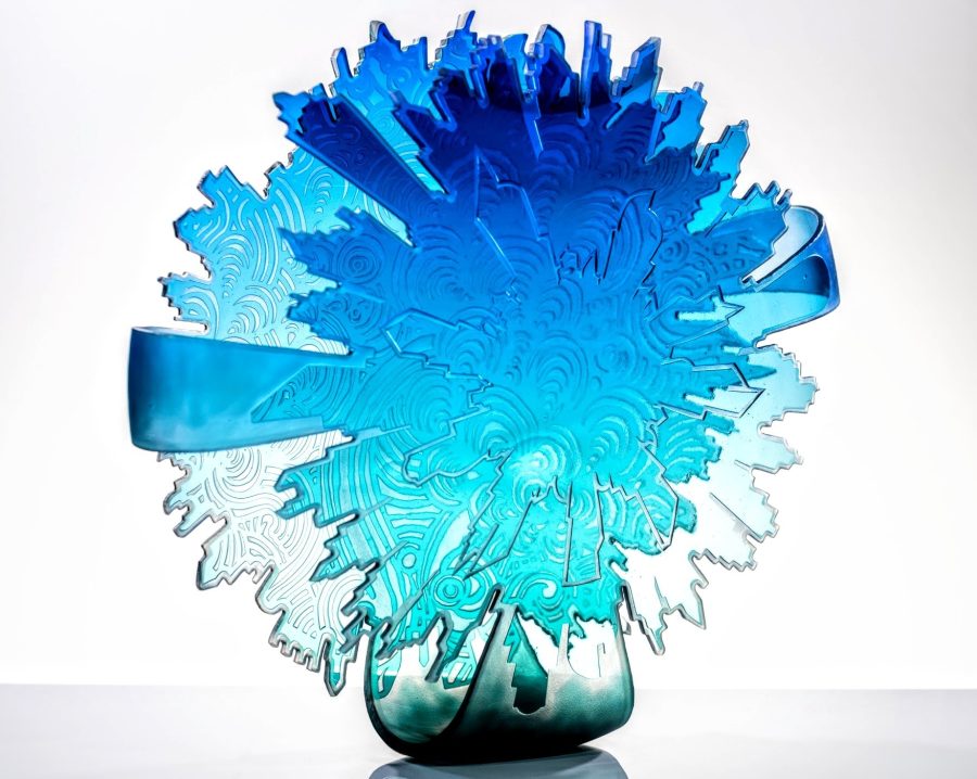 Aytac Davids glass sculpture